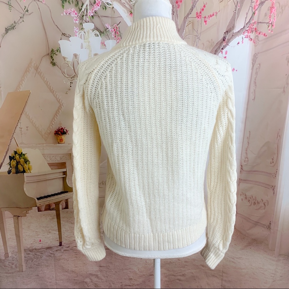 J Crew Azra Cable Knit Pull Over Sweater - Picture 9 of 11